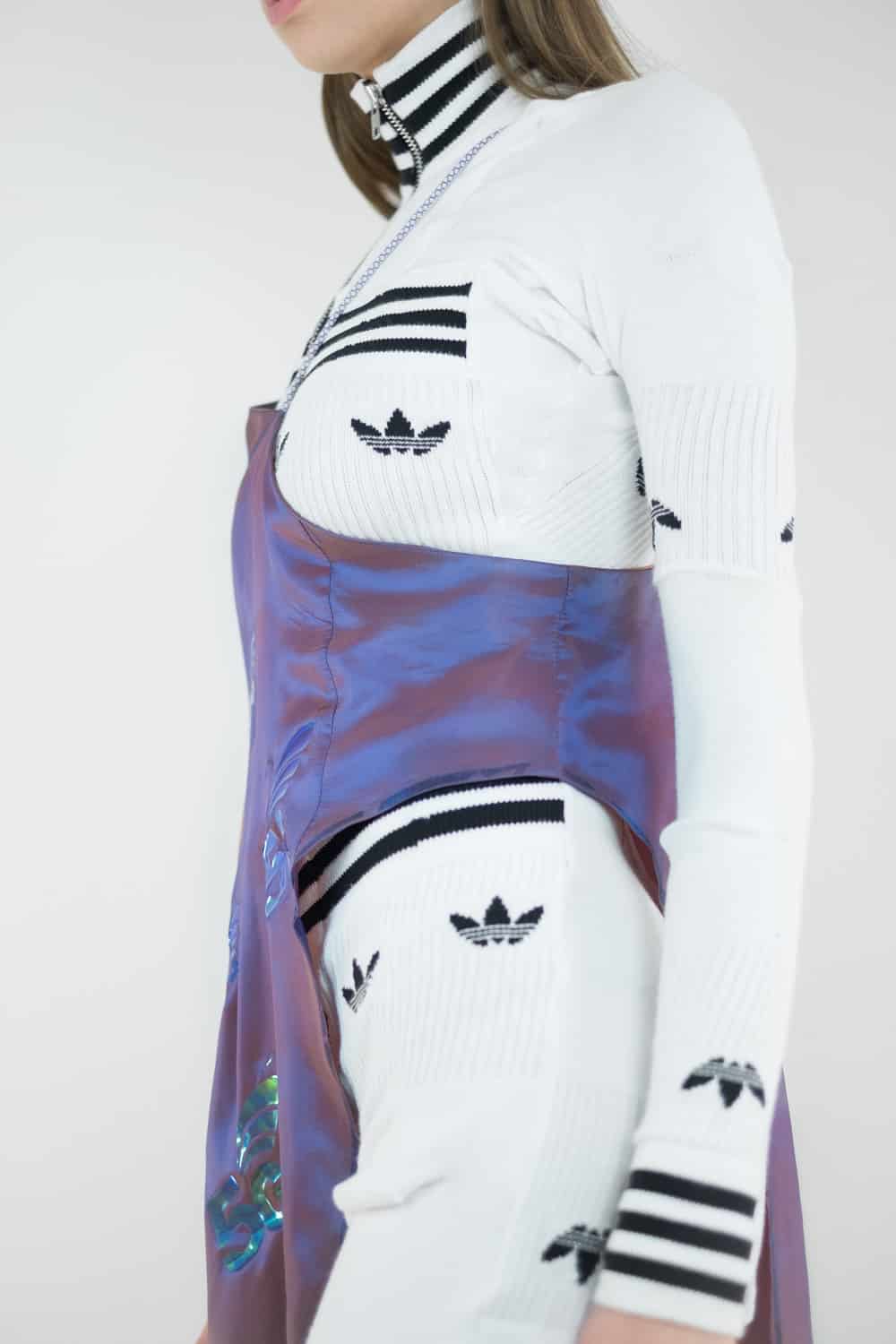 Reworked Adidas Sock Shorts 3